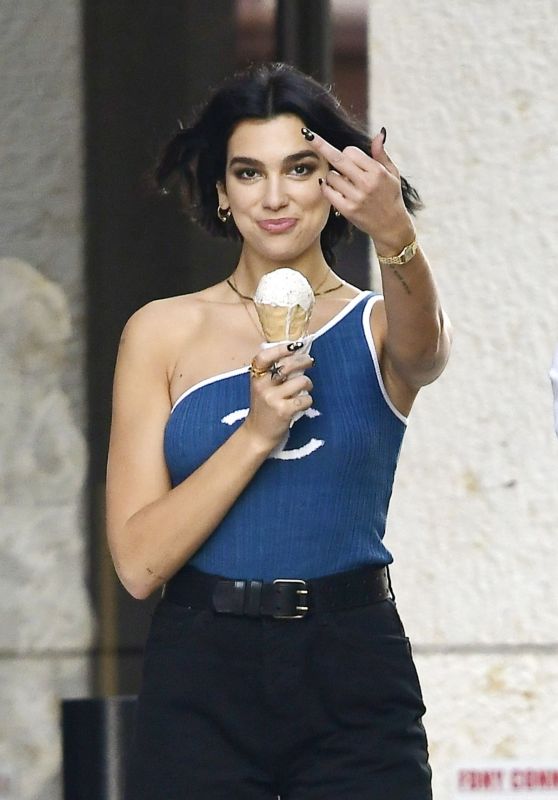 Dua Lipa - Out for Ice Cream in New York 09/10/2019