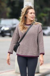 Elizabeth Olsen in Tights - Out in LA 09/27/2019