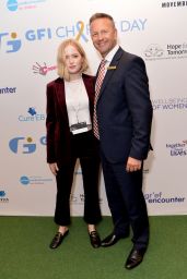 Ellie Bamber - Wellbeing of Women GFI Charity Day in London
