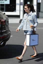 Emma Roberts - Shopping in West Holywood 08/30/2019
