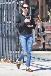 Emma Roberts Street Style - Getting Coffee Run in LA 09/04/2019