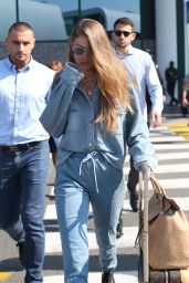 Gigi Hadid - Arriving in Milan 09/17/2019