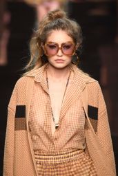 Gigi Hadid - Fendi Fashion Show in Milan 09/19/2019