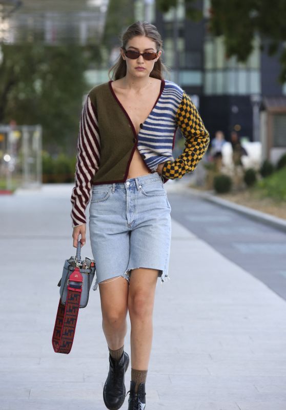 Gigi Hadid Street Fashion - Milan 09/19/2019