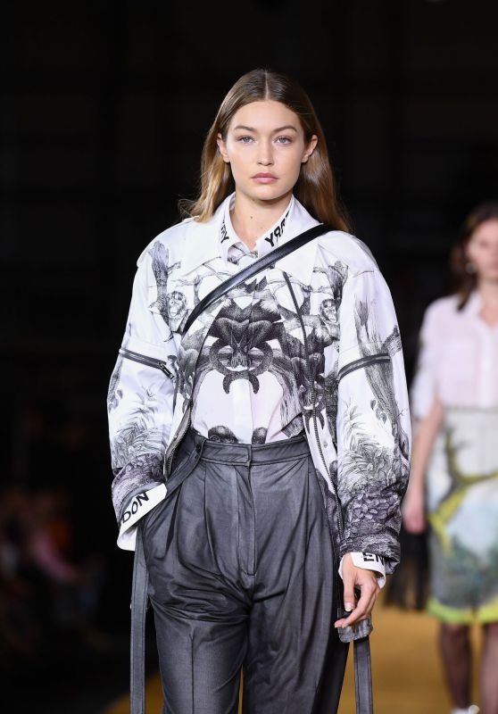 Gigi Hadid Walks Burberry Fashion Show in London 09/16/2019