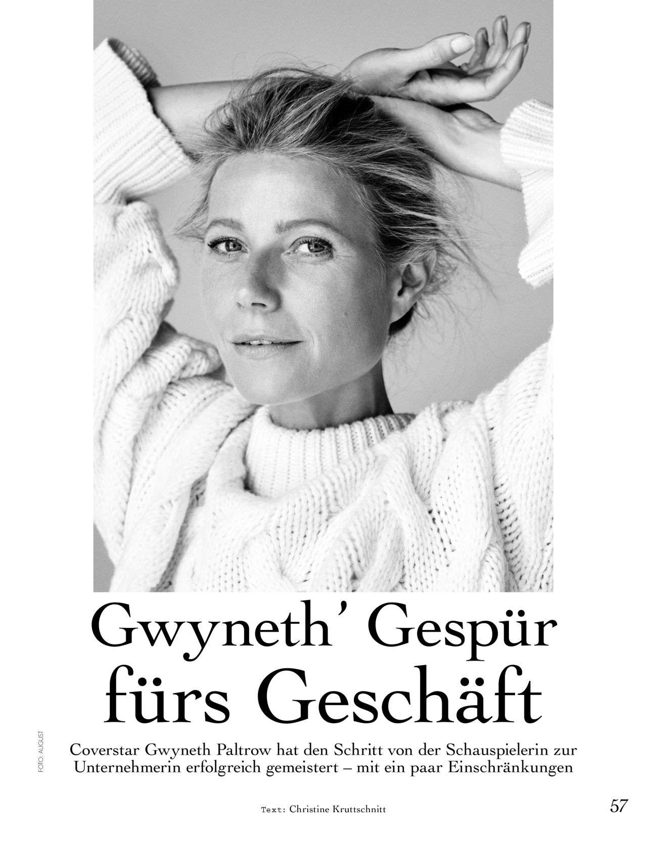 Gwyneth Paltrow - myself Magazine October 2019 Issue • CelebMafia