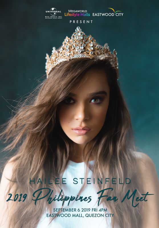 Hailee Steinfeld - 2019 Philippines Fan Meet Promo Poster