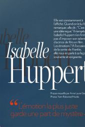 Isabelle Huppert - Psychologies France September 2019 Issue