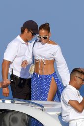 Jennifer Lopez - Arriving at Nikki Beach Saint-Tropez 09/02/2019