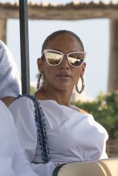 Jennifer Lopez - Arriving at Nikki Beach Saint-Tropez 09/02/2019