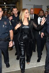 Jennifer Lopez in All Black at Despierta America in Miami 09/13/2019