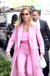 Jennifer Lopez in all Pink Business Suit - NYC 09/09/2019 • CelebMafia