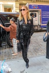 Jennifer Lopez in Black Sequin Jumpsuit - NYC 09/09/2019