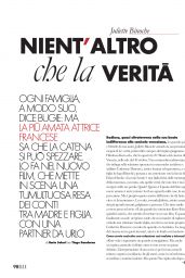 Juliette Binoche - ELLE Magazine Italy 10/05/2019 Issue