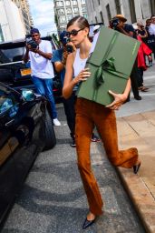 Kaia Gerber - Leaving Longchamp Show in NYC 09/07/2019