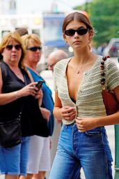 Kaia Gerber Street Style - Out in NYC 09/04/2019