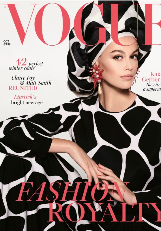 Kaia Gerber - Vogue UK October 2019