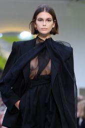 Kaia Gerber Walks Valentino Show in Paris 09/29/2019