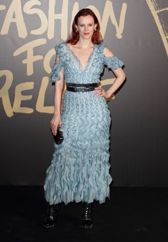 Karen Elson – Fashion For Relief at LFW 09/14/2019