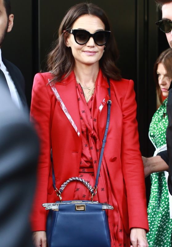 Katie Holmes - Fendi Fashion Show in Milan 09/19/2019