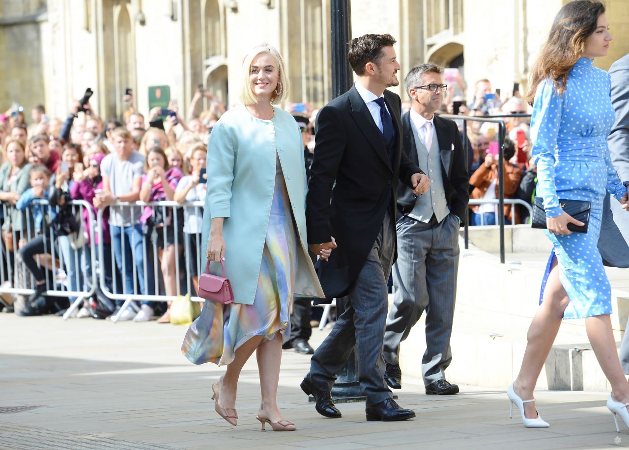 Katy Perry and Orlando Bloom - Wedding of Ellie Goulding and Caspar ...