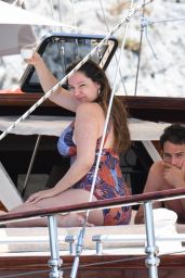 Kelly Brook in a Swimsuit - Holiday in Turkey 08/29/2019
