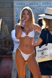 Kimberley Garner in a White Bikini 08/30/2019