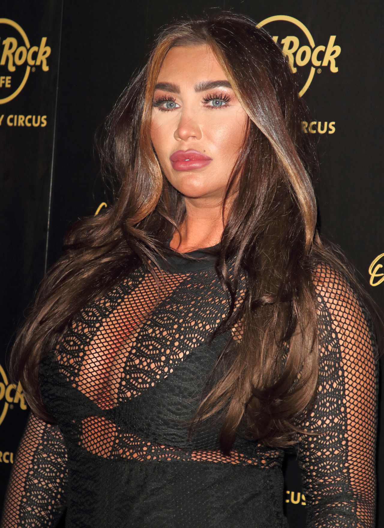Lauren Goodger - Hard Rock Cafe, Piccadilly Circus Launch in London • CelebMafia