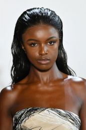 Leomie Anderson - Walking the Runway for Cong Tri at NYFW 09/09/2019