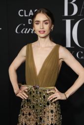 Lily Collins – 2019 Harper’s Bazaar ICONS Party in NY