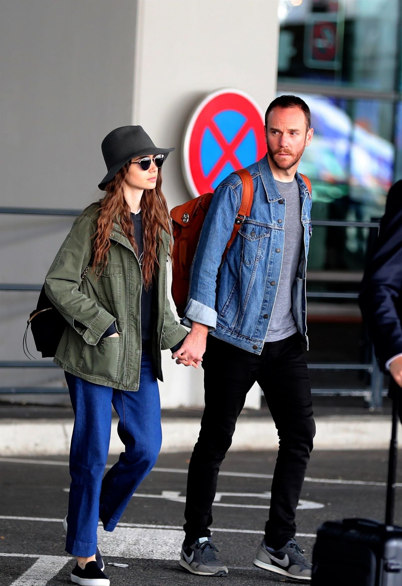 Lily Collins And New Boyfriend Charlie Mcdowell Arriving In Paris 09 08 2019 5 