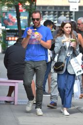 Lily Collins - Cha Cha Matcha in NYC 09/07/2019