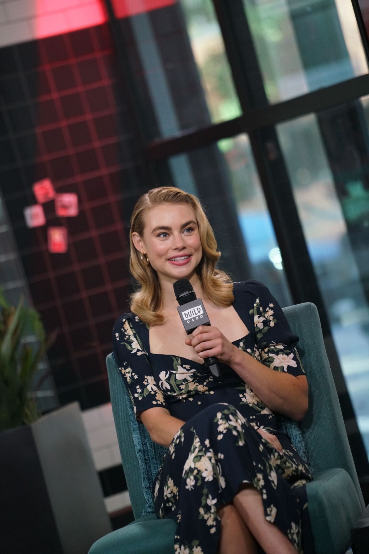 Lucy Fry - Discussing "Godfather of Harlem" at BUILD Studio in NYC 09