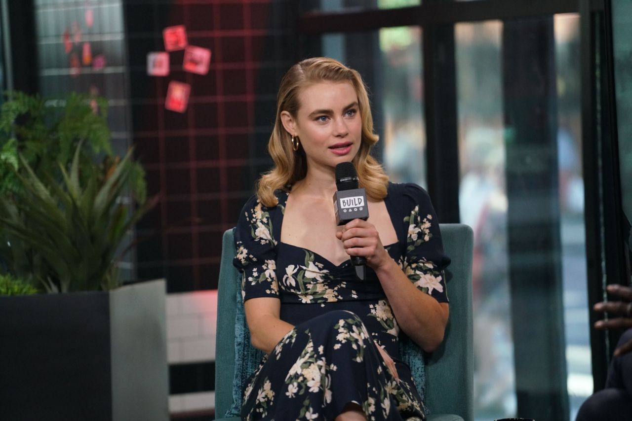 Lucy Fry - Discussing "Godfather of Harlem" at BUILD Studio in NYC 09