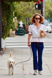 Natalie Portman - Out Walking Her Dog in Los Feliz 09/26/2019