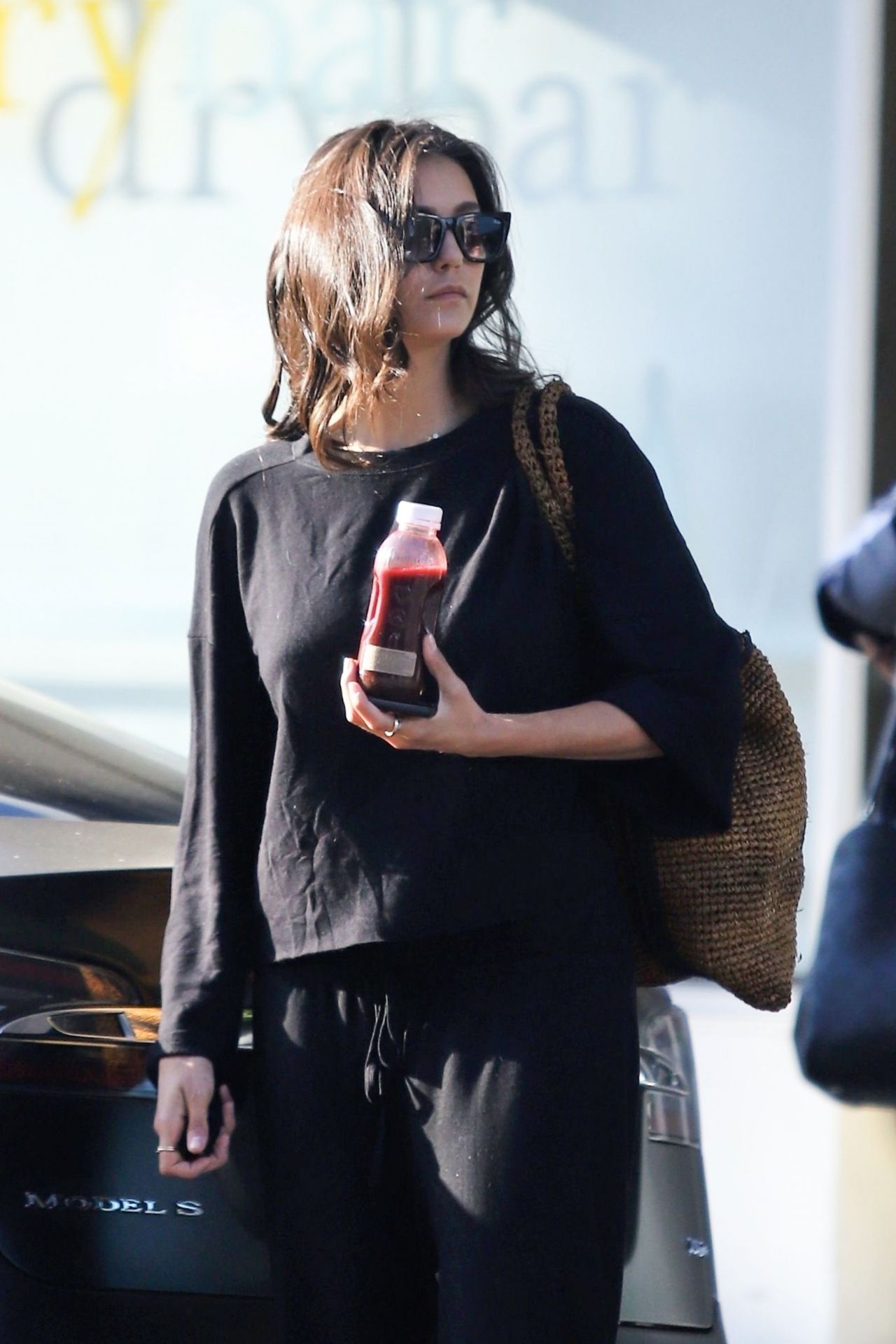 Nina Dobrev at a Hair Salon in West Hollywood 09/03/2019 • CelebMafia