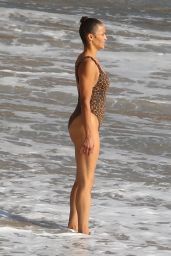 Paula Patton in a Swimsuit - Malibu Beach 09/24/2019