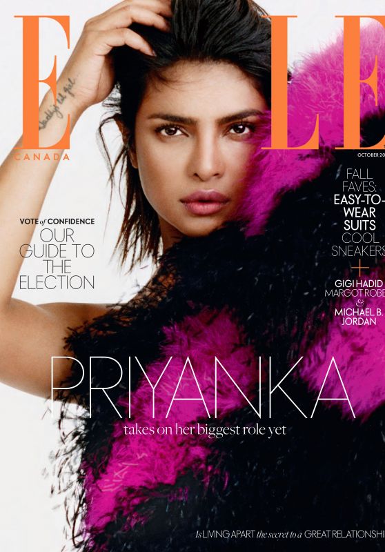 Priyanka Chopra - ELLE Canada October 2019 Issue