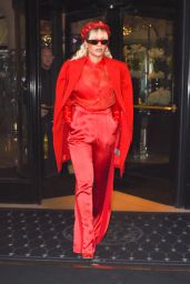 Rita Ora - Arriving at Her Event for ESCADA in Paris 09/29/2019