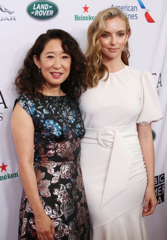Sandra Oh and Jodie Comer - 2019 BAFTA Los Angeles + BBC America TV Tea Party