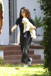 Selena Gomez in Casual Outfit - Visiting a Friend in LA 09/05/2019