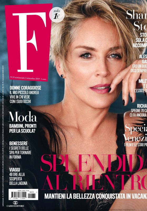 Sharon Stone - F Magazine Italy 09/03/2019 Issue