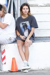 Thylane Blondeau Shows Off Her Legs - Shopping in LA 09/06/2019