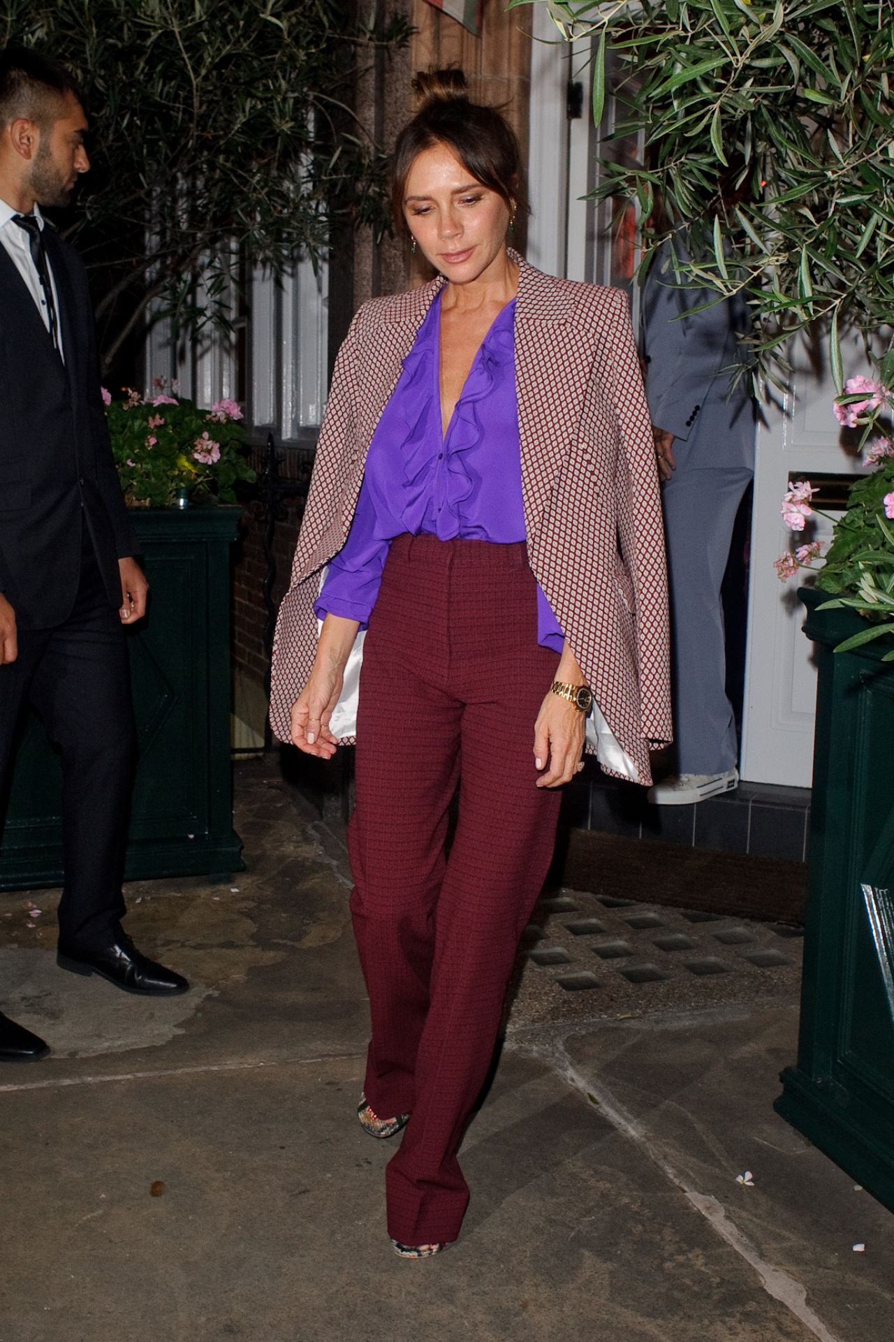 Victoria Beckham With David Beckham at a Private Dinner in London 09/15 ...