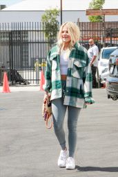 Witney Carson - Outside DWTS Studios in Los Angeles 09/21/2019