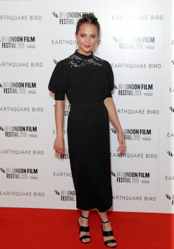 Alicia Vikander - "Earthquake Bird" World Premiere at BFI London Film Festival