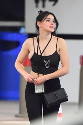 Ariel Winter in Tiny Crop Top and a Pair of Black Skinny Jeans 10/24/2019