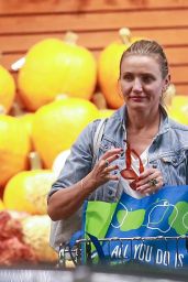 Cameron Diaz - Shopping at Whole Foods in Beverly Hills 10/11/2019
