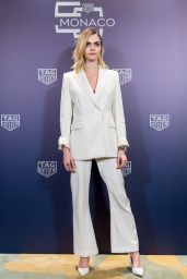 Cara Delevingne in a Sophisticated White Suit 10/27/2019