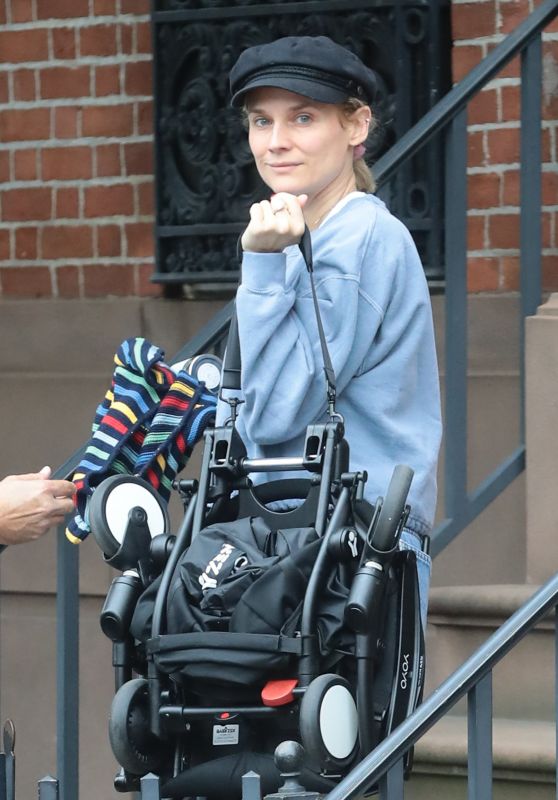 Diane Kruger - Leaves her home in New York 10/06/2019